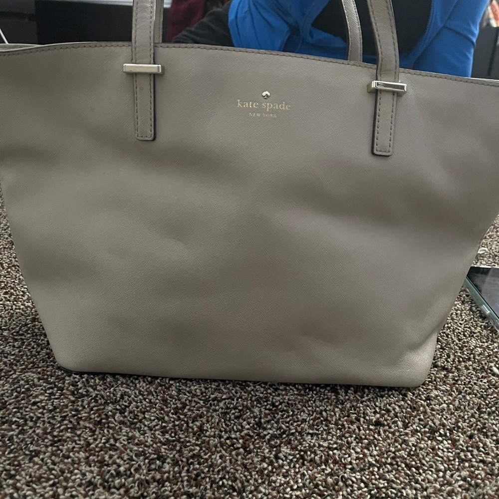 Gray Kate Spade bag